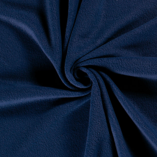 Polaire tissu Unicolore Cobalt