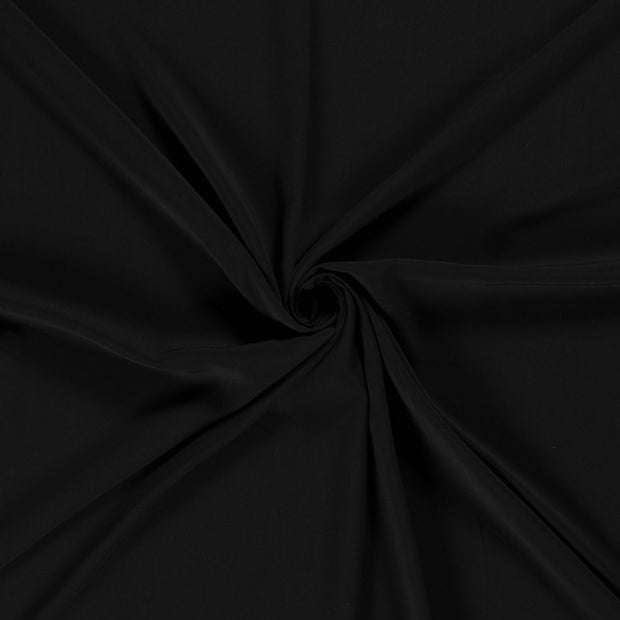 Bambou Poplin tissu Noir 