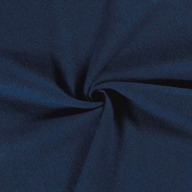 Chiffon en laine tissu Indigo 