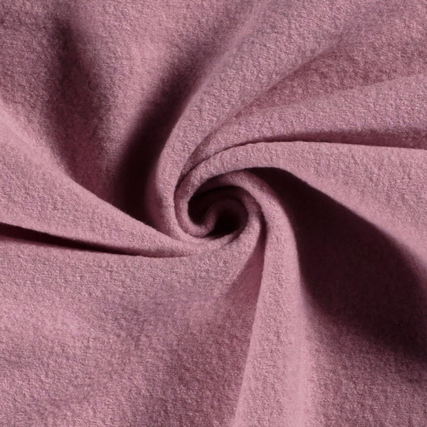 Chiffon en laine tissu Unicolore Rose