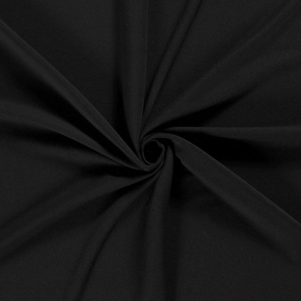 Gabardine fabric Black 