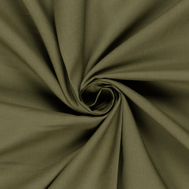 Cretonne Premium fabric Unicolour Khaki Green