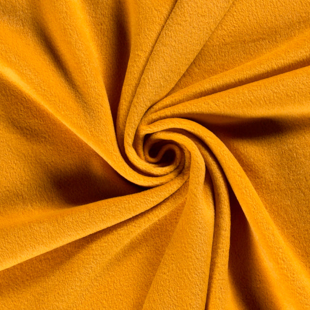 Polar Fleece tela Unicolor Ocre