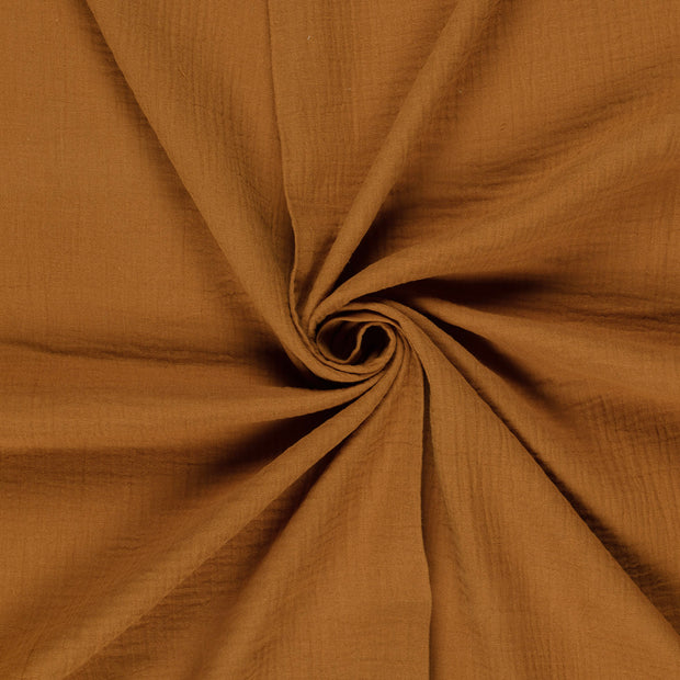 Muslin fabric Caramel 