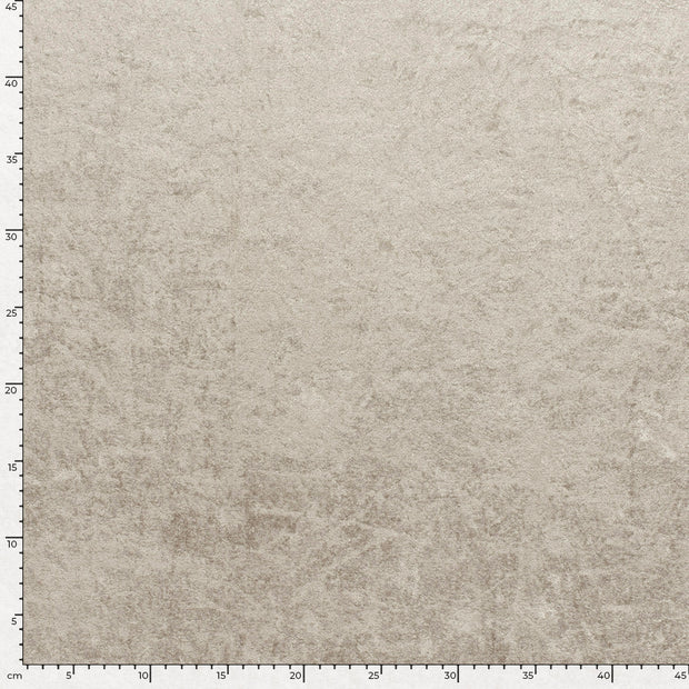 Velours tissu Unicolore Beige