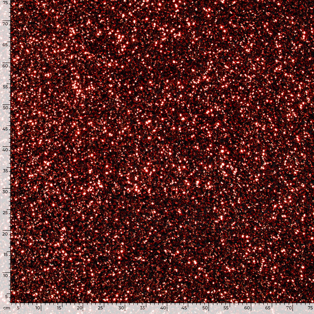 Velvet fabric Unicolour Red