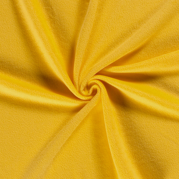 Polar Fleece fabric Yellow brushed 