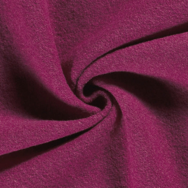 Chiffon en laine tissu Unicolore Fuchsia