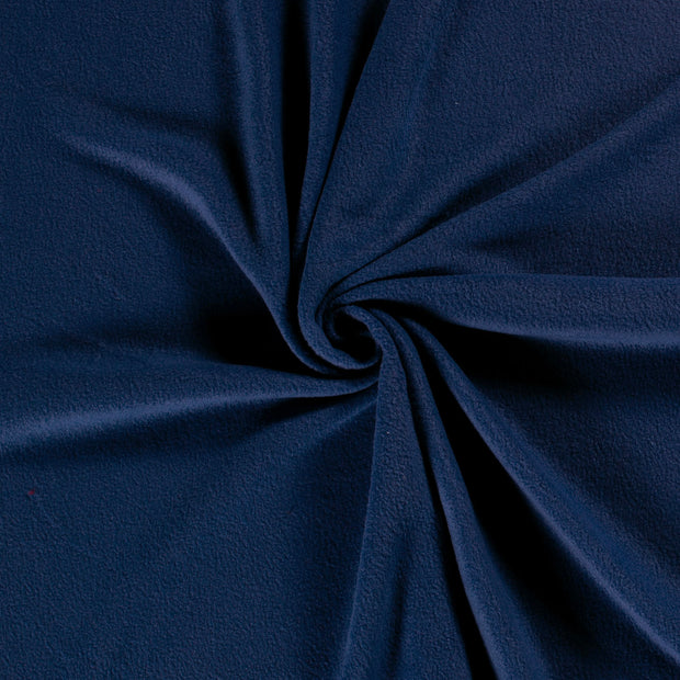 Polaire tissu Cobalt brossé 