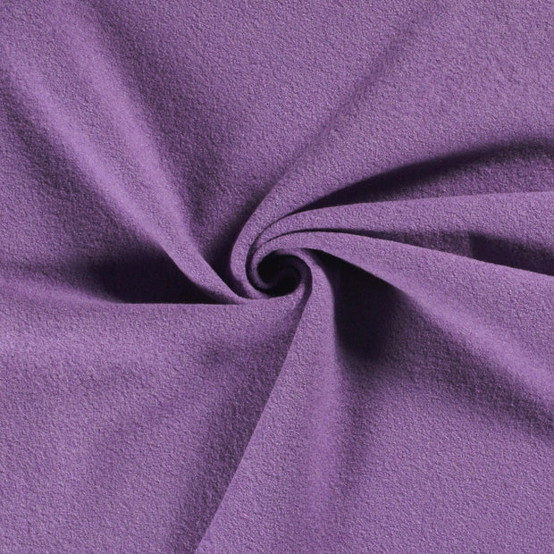 Chiffon en laine tissu Lilas 