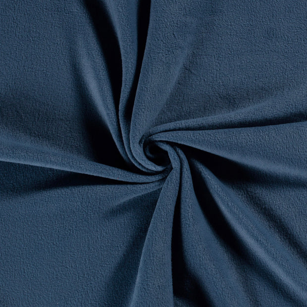 Polar Fleece fabric Indigo brushed 