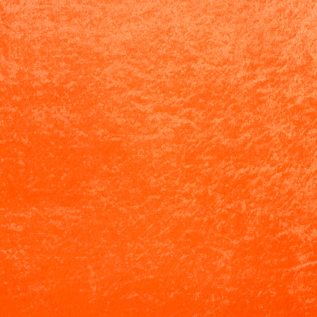 Velours fabric Orange shimmering 