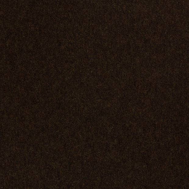 Wool Boucle fabric Dark Brown matte 