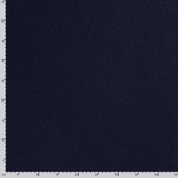 Wool Boucle fabric Unicolour Navy