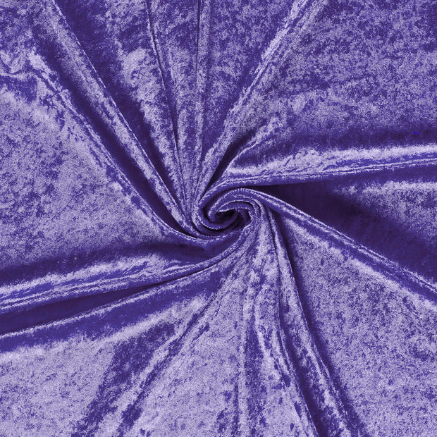 Velours fabric Purple crushed 