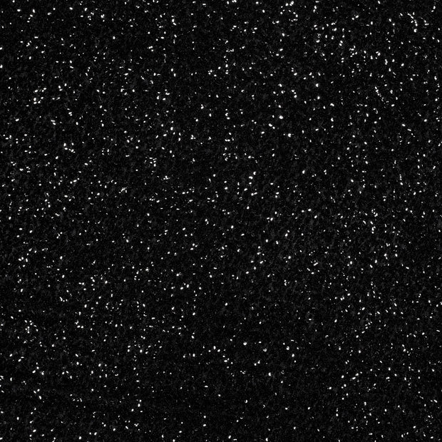 Velvet fabric Black shimmering 