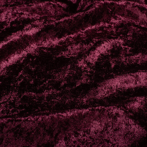 Velours tissu Unicolore Magenta