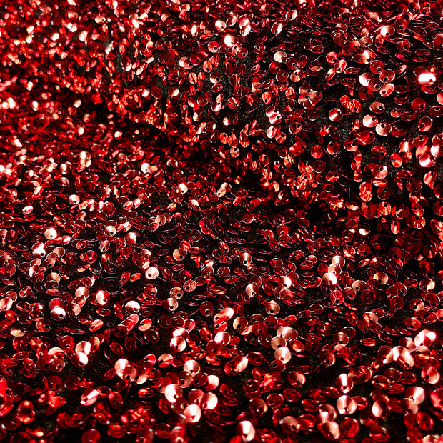 Velvet fabric Unicolour Red