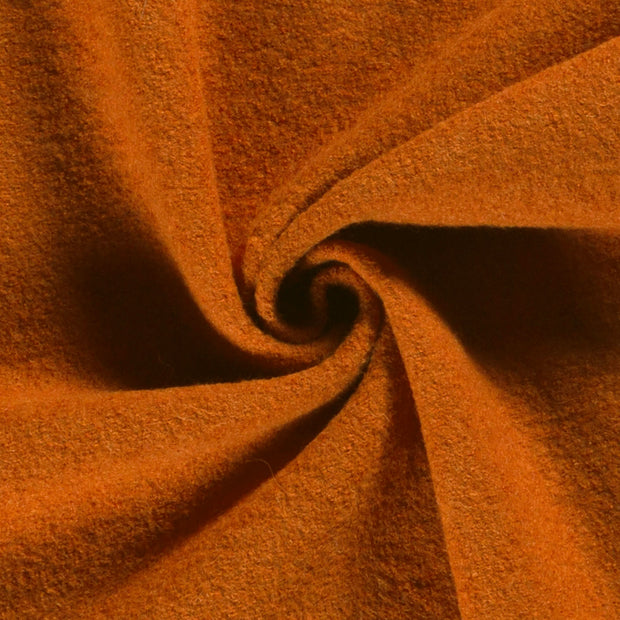 Chiffon en laine tissu Unicolore Orange