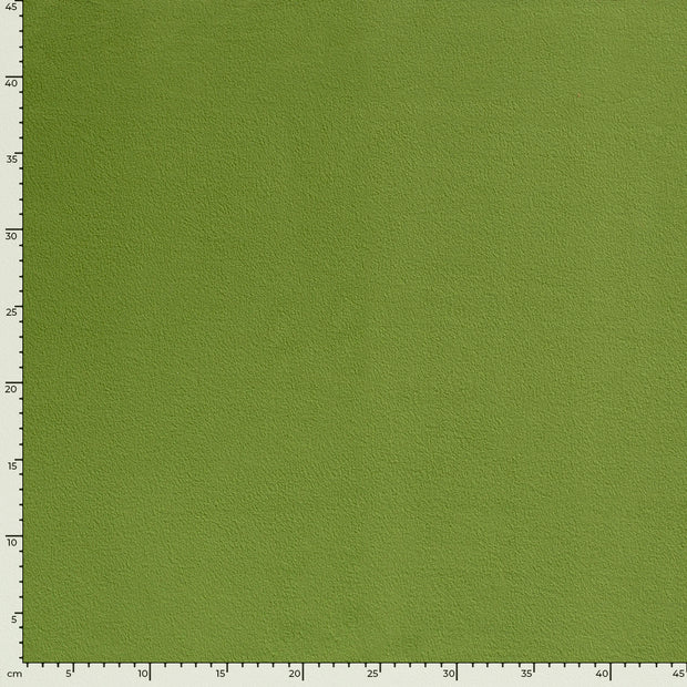 Polar Fleece fabric Unicolour Olive Green