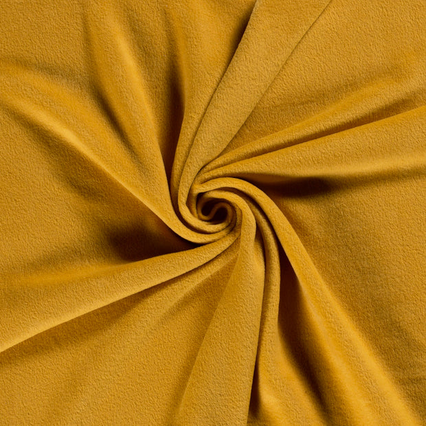 Polar Fleece tela Ocre cepillado 