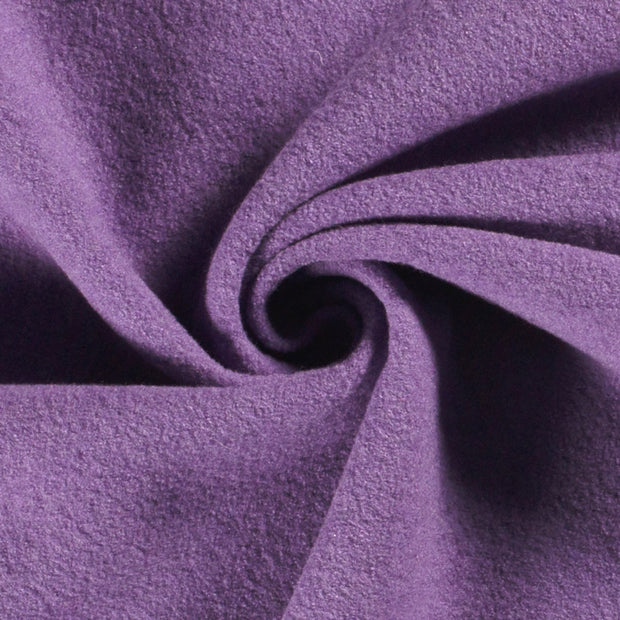 Chiffon en laine tissu Unicolore Lilas