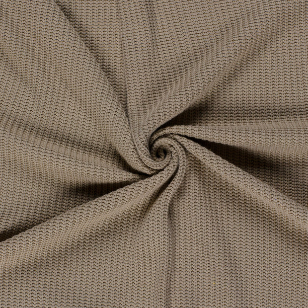 Heavy Knit fabric Beige 