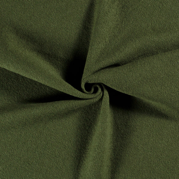 Chiffon en laine tissu Vert Olive 