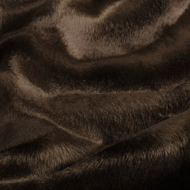 Velours fabric Unicolour Brown