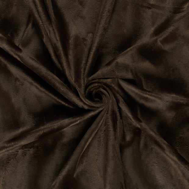 Velours fabric Brown 