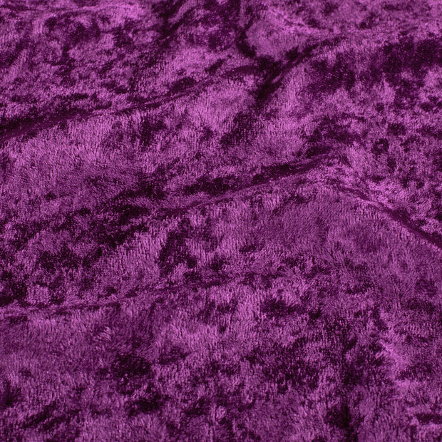 Velours tissu Unicolore Magenta