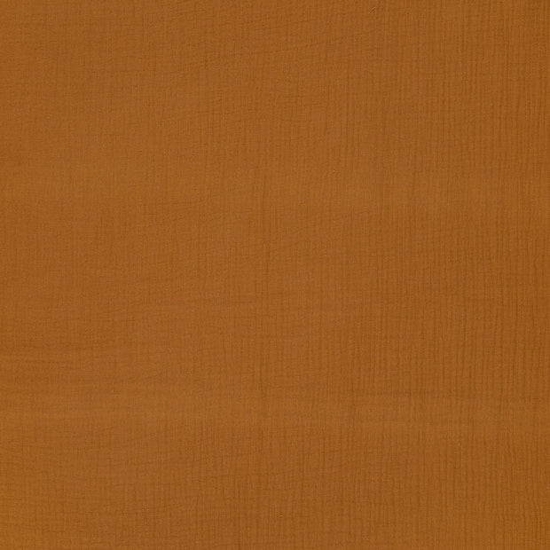 Muslin fabric Caramel matte 