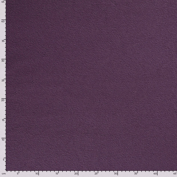 Chiffon en laine tissu Unicolore Aubergine