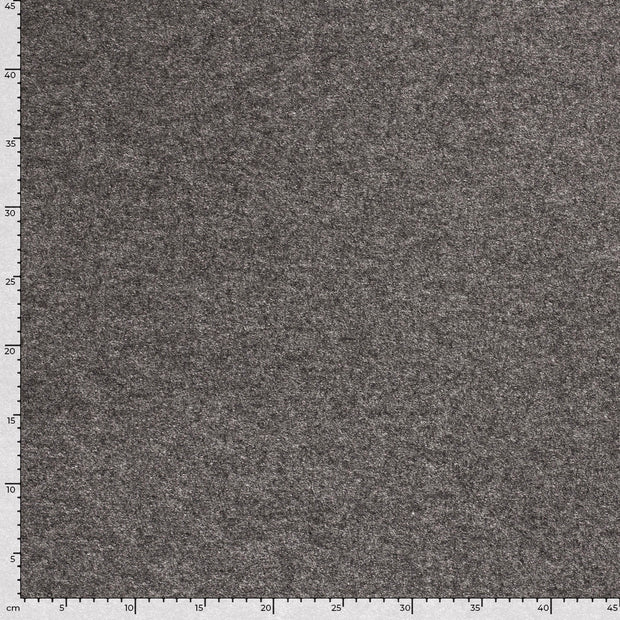 Wool Boucle fabric Unicolour Grey