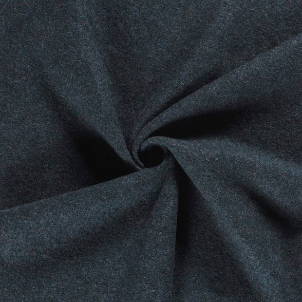 Wool Boucle fabric Indigo 