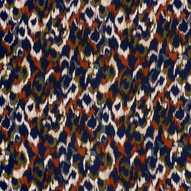 Satin Velvet fabric Navy 