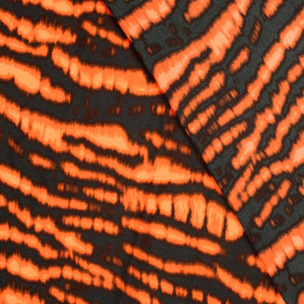 Satin Velvet fabric Abstract printed 