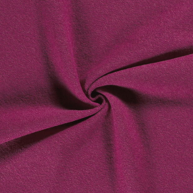 Wool Boucle fabric Fuchsia 