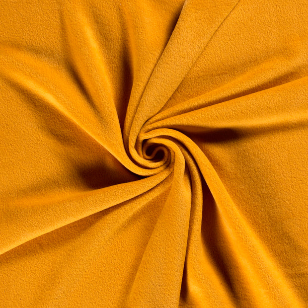 Polar Fleece tela Ocre cepillado 