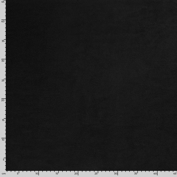 Polar Fleece fabric Unicolour Black