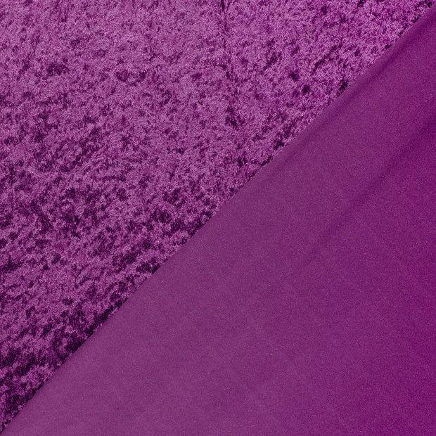 Velours fabric Unicolour crushed 