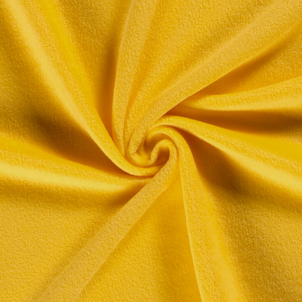 Polar Fleece fabric Unicolour Yellow