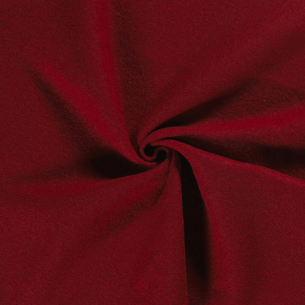 Chiffon en laine tissu Rouge 