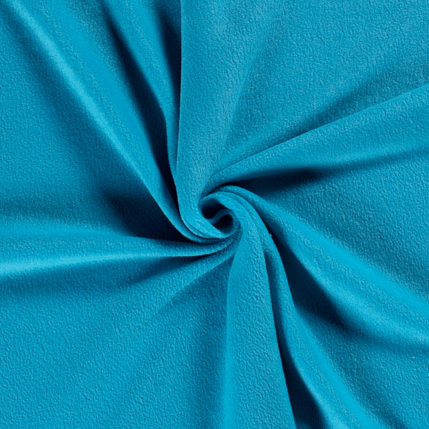 Polar Fleece fabric Aqua brushed 