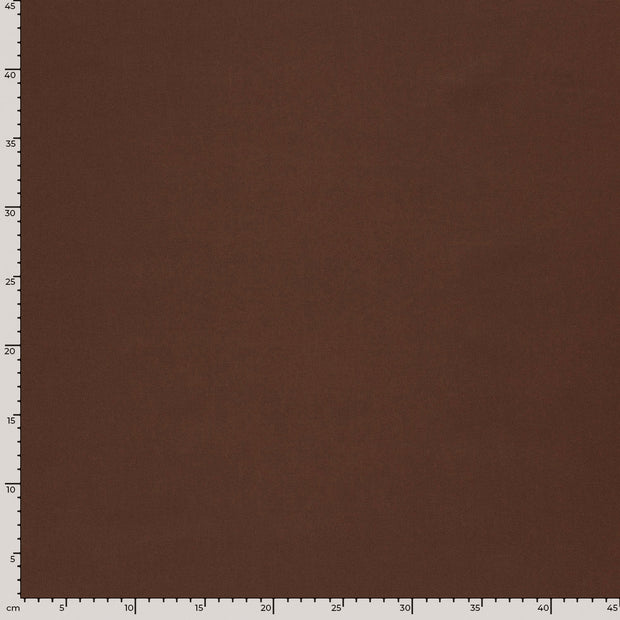 Cretonne Premium tissu Unicolore Marron