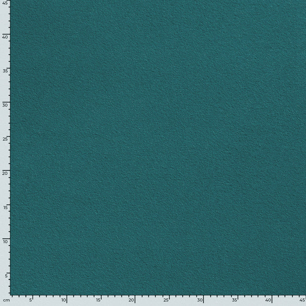 Wool Boucle fabric Unicolour Dark Mint