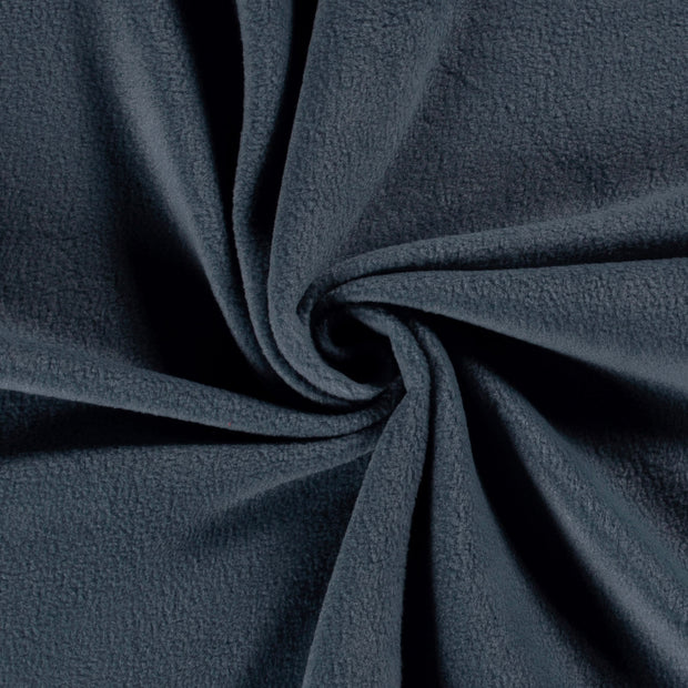 Polar Fleece fabric Unicolour Indigo