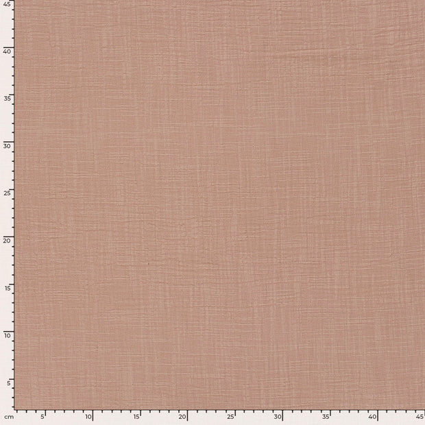 Muslin fabric Unicolour Light Pink