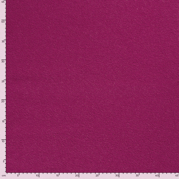 Chiffon en laine tissu Unicolore Fuchsia