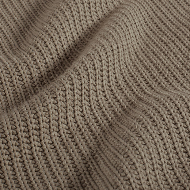 Heavy Knit stof Kabelstof Beige